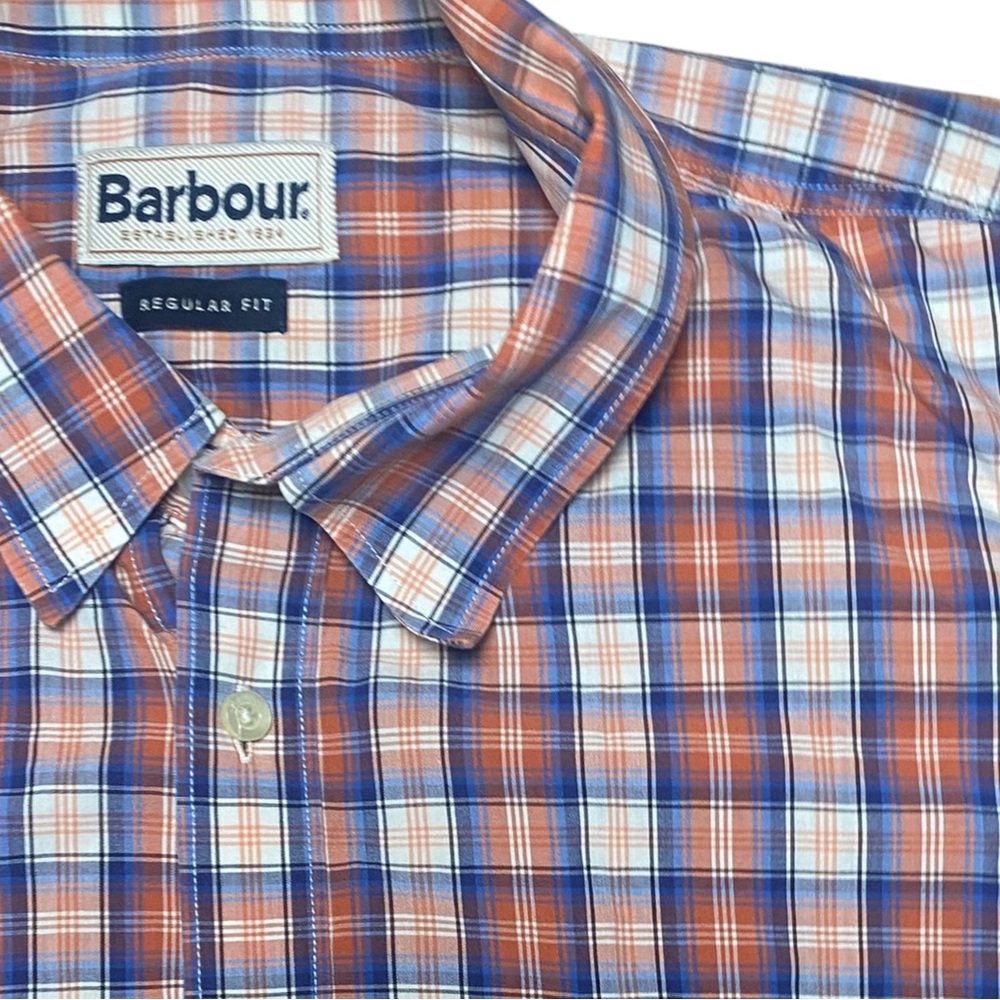 Barbour Plaid Button Down Polo - image 2